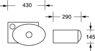Раковина Milleau Perl MU058A-GW белый